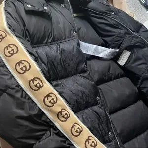 GUCCI★素敵！SQUARE G LOGO TARTAN PRINT NYLON COAT Gucci Square G Tartan Print Nylon Coat In Brown | ModeSens